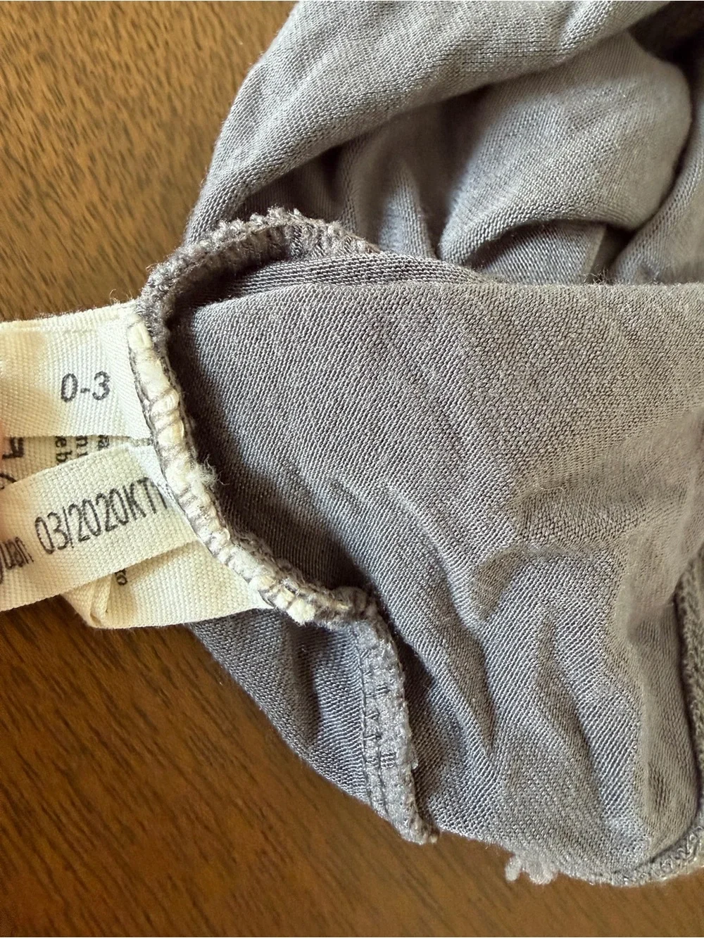 Kyte Baby Knot Hat, 0-3 MO. Color: Charcoal ( I think).